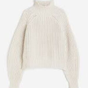Chunky Knit Turtleneck Sweater - H&M